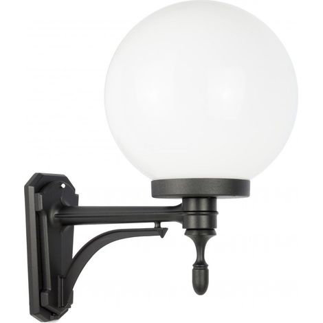 Applique da esterno sfera 25cm nera 1xE27 IP43 SU-MA (1/4)