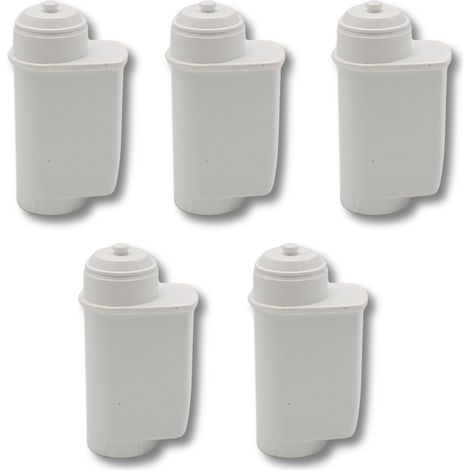 Ersatzteil - SOS Accessoire Lot de 5 Filtre à eau pour machines à café automatique Siemens EQ Series, EQ3/EQ6/EQ9, S700, 3200 Bosch TCZ7003, TCZ7033, pour Brita Intenza - - SIEMENS, BOSCH, GAGGENAU, (1/2)