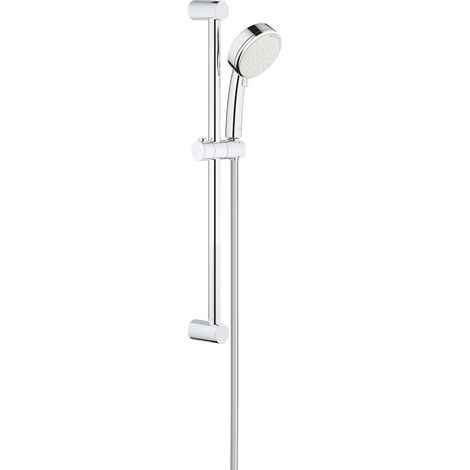 Grohe – Ensemble rail de douche 26076002 – Douchette New Tempesta – Barre de douche 600 mm – Finition chromée – Limiteur de débit EcoJoy 1,75 gpm (1/6)