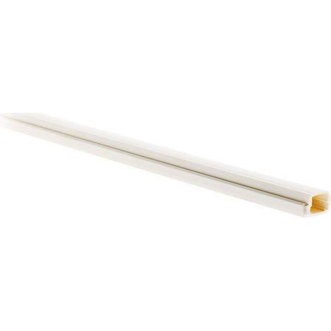 Goulotte Pour Câble Tv (blanc 9016) 10 X 16 Blanc 2 Mètres (1/3)