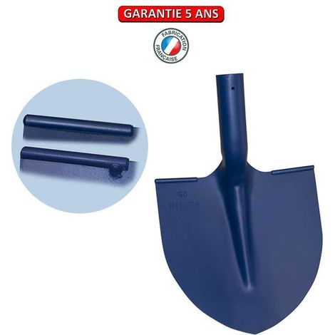 Erdschaufel mit angeschweißten Rundkanten ohne Stiel - 25 cm OUTILS PERRIN