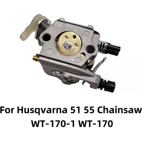 Carburateur pour tronçonneuse Husqvarna 51 55, remplace WT-170-1 WT-170 503281504. Carburateur de haute qualité pour moteur de tronçonneuse. (1/5)