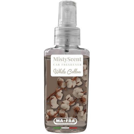 'PROFUMATORE SPRAY PER AUTO ''MISTYSCENT'' ''White Cotton'' - profumo cotone bianco Q.TA 12' White Cotton - profumo cotone bianco