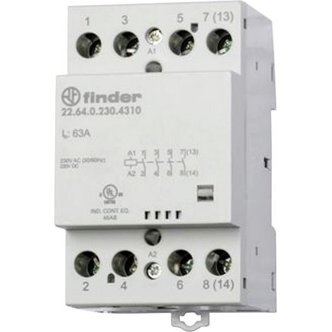 Finder 22.64.0.024.4610 Installationsschütz 2 Öffner, 2 Schließer 440 V/AC 1 St.