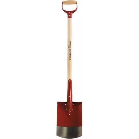 Attrezzo per piantare fiskars classic rounded spade acciaio boro 106 cm