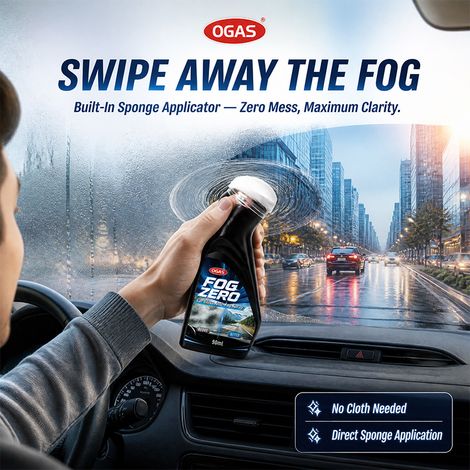 Auto-Antibeschlagspray 90 ml, langanhaltender Schutz vor Beschlagen der Windschutzscheibe bei Regen und im Winter -- BIEMMEDUE (1/4)