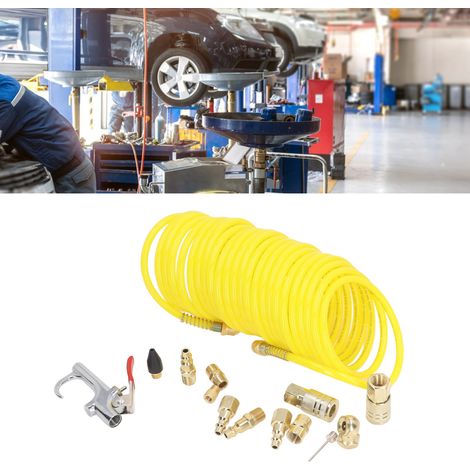 Kit d'accessoires pour compresseur d'air de 14 pièces, kit d'outils pour tuyau d'air à raccord rapide NPT 1/4 pouce (1/5)