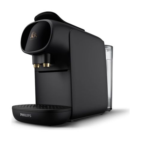 Philips – Machine à café à capsule noire 1450W – Pression 19 bars – Réservoir 0,8L – Compatible capsules L'OR et Nespresso