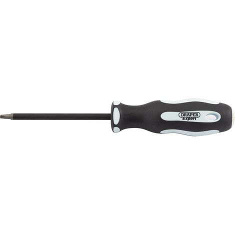 Draper Expert Square Recess Driver S2, 100mm Length, Soft Grip Security Screwdriver