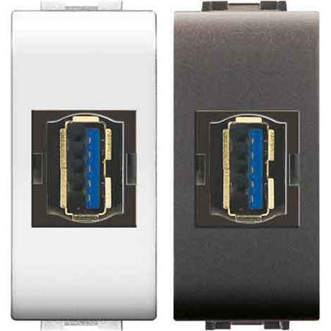 PRESA STANDARD USB Grigio