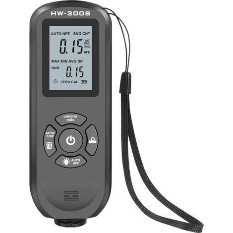 Misuratore di spessore, misuratore di spessore digitale LCD, misuratore digitale per la misurazione dello spessore della vernice per auto (1/5)