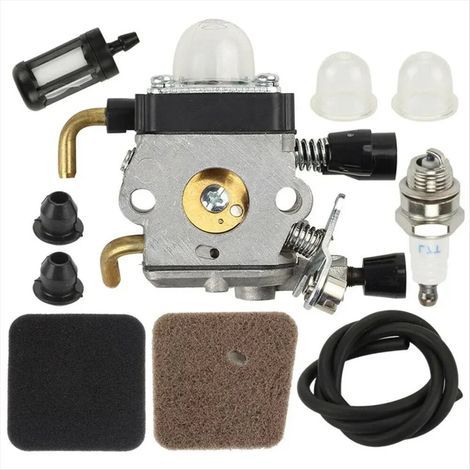 Kit carburateur ZAMA C1Q-S66 avec filtre à air pour débroussailleuses Stihl BG72, BG75, HS80, FS75, FS85 et FS80. (1/3)