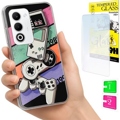 Funda para Oppo A5 5G con cubierta para foto, carcasa trasera y cristal 9H. (1/5)