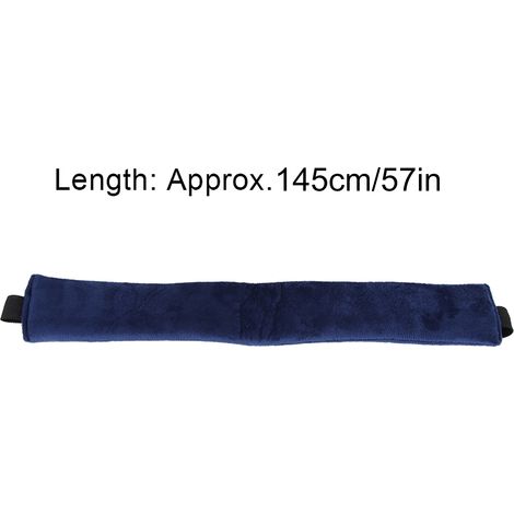 Chaise haute portable lavable pour bébé, siège de sécurité avec harnais et sangle, bleu (1/5)