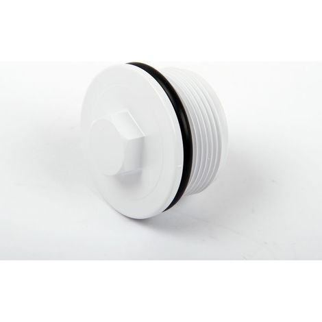 Hayward – Bouchon d'hivernage 1 1/2" avec joint étanche – Compatible liner – Écrou de serrage relief – Pour piscine