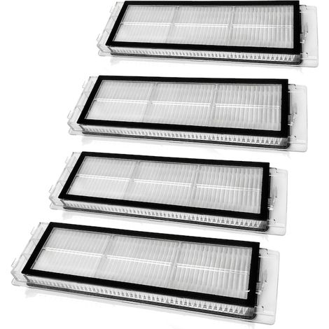 4er-Pack waschbare HEPA-Filter, kompatibel mit Roborock S5 MAX, S6 MAXV, S5, S6, S6 Pure, E4, E5, S4 und S4MAX (1/5)