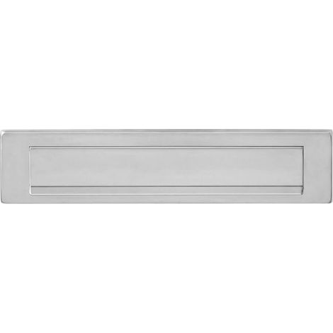 Boîte aux lettres avec rebord de pluie Posta Acier inoxydable droit - 0035.400002