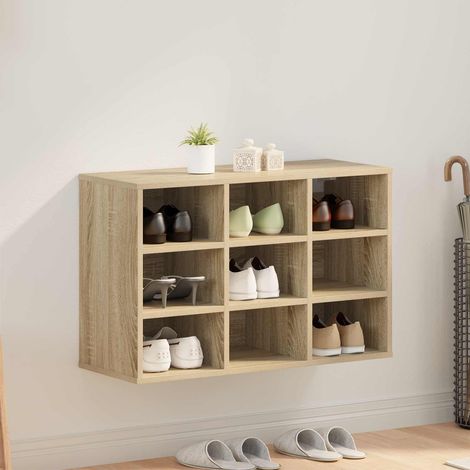 vidaXL Cabinet à chaussures Chêne Sonoma 77,5 x 30 x 51 cm (1/5)