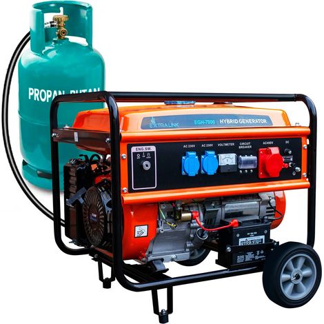 Groupe électrogène extralink egh-7000 7500W 25L (1/5)