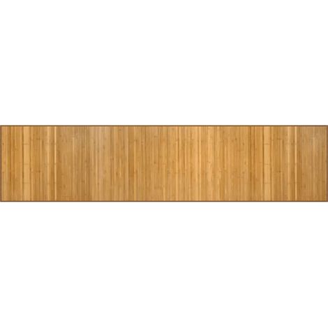 Tapis rectangulaire naturel 70x300 cm bambou (1/5)