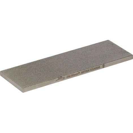 Blocco di affilatura DMT Dia-Sharp con rivestimento al diamante con superficie continua, a grana extra grossa, 15,2 cm / 6 pollici, D6X