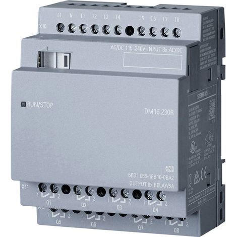 Modulo di espansione Siemens LOGO DM16 230R 6ED10551FB100BA2