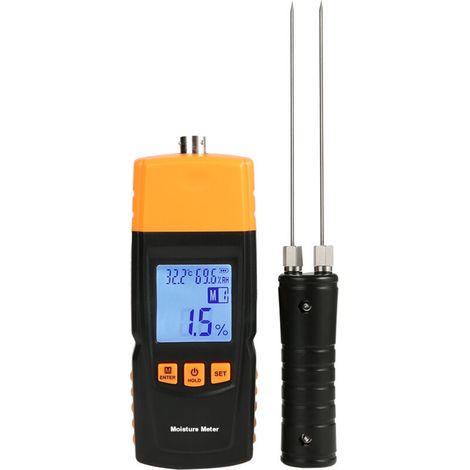 Wood Moisture Tester for Measuring Moisture of Wood and Bamboo Paper (1/4)