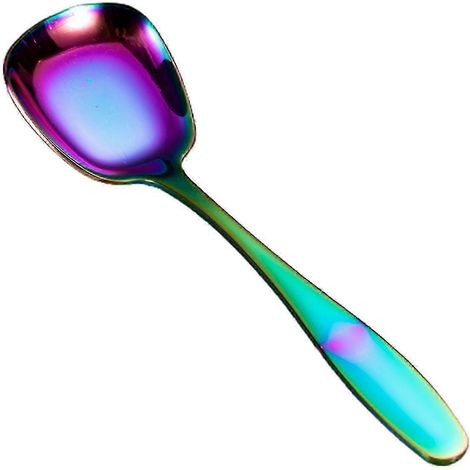 Cuillère de service compatible lave-vaisselle, en acier inoxydable antirouille, grande cuillère de service pour buffet et restaurant UMRMulticolor (1/3)