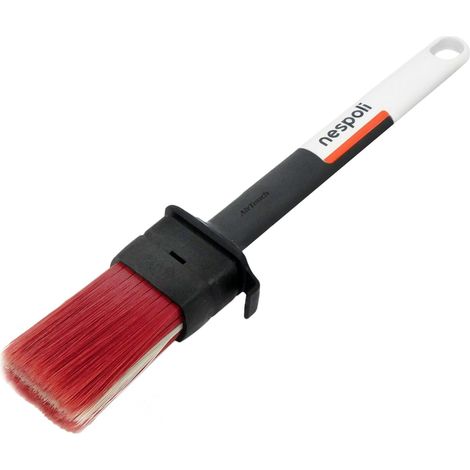 Pinceau de peinture plat ZeroLoss M 38 mm pour vernis à eau et solvant, pinceaux à peinture pour objets de bricolage, pinceaux de peinture poignée ergonomique Air Touch - Étage sans perte de