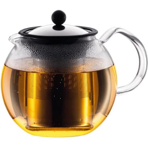 Bodum Assam Tetera de émbolo transparente 1 litro