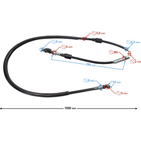 Cable de embrague para ciclomotor Fighter 1 (1/3)