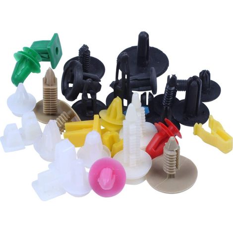 Fixation Universelle Mixte Auto Clip pour Pare-Chocs, Portière, Panneau, Aile, Garde-Boue (1/5)