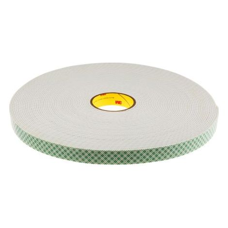 Ruban mousse Polyuréthane double face 3M SCOTCH 4008 4008, Blanc, 25mm x 33m x 3.2mm ( Prix pour 1 )