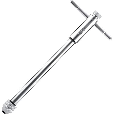 Rallonge de taraud, porte-outil avec poignée coulissante, pour taraud, longueur : M5 à M12, porte-outils avec poignée coulissante, pour taraud (argenté)