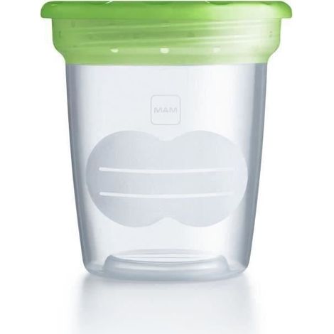 MAM Vasetti per la conservazione 120ml - Set di 5 - Trasparenti (1/5)