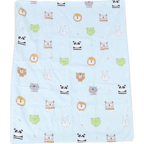 Couverture bébé polaire douce 96x75cm - Nid d'ange, plaid poussette, lange naissance, set literie enfant (1/5)