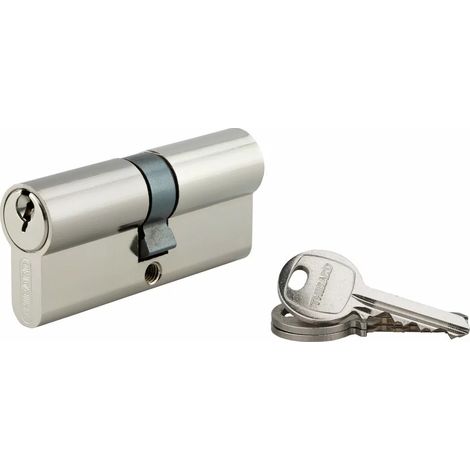 THIRARD - Cylindre de serrure double entrée SA, 35x35mm, anti-arrachement, nickel, vis 45mm 3 clés - THIRARD (1/4)