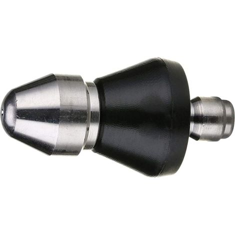Sewer Jetter Nozzle for Pressure Washer, Quick Connect Drain Cleaning Water Nozzle, 1/4" Orifice 5000 Psi 0.7mm