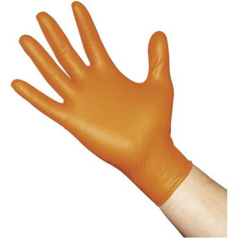 Sachet de 10 gants de protection 100% nitrile  9 (1/2)