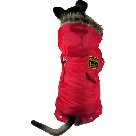 Veste pour chien automne hiver vêtements pour chien manteau en coton épais manteau vêtements pour chien à quatre pattes