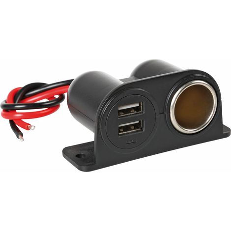 Extra-Power, presa corrente con doppia USB, 12/24V (1/4)
