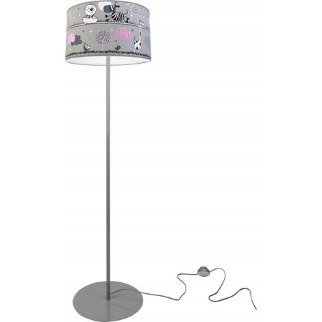 KINDER LOFT STEHLAMPE, LAMPENSCHIRM, MUSTER, LED