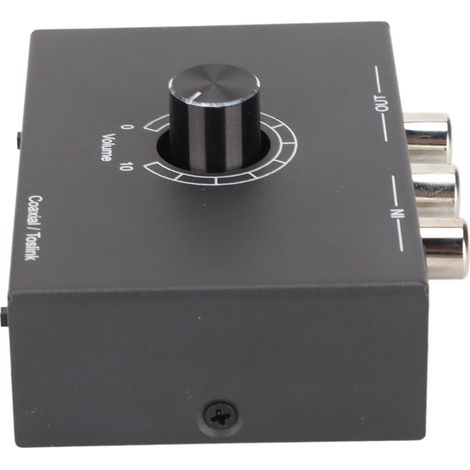Convertisseur numérique-analogique (CNA) 192 kHz, sortie optique coaxiale vers stéréo analogique (RCA gauche/droite, jack 3,5 mm) pour lecteur DVD