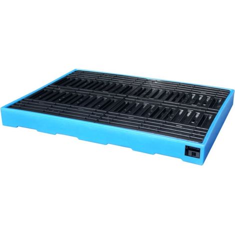 Bauer Südlohn Bac de rétention GREEN-LINE PE BWP-PE 300, polyéthylène robuste, bleu