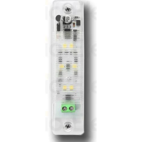 nologo clignotant à led mini 12/24 blanc transparent flash-incl (1/3)