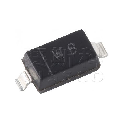 Changjiang Electronics BZT52C6V8, WB screen printed, SOD-123 package, 0.5W 6.8V SMD Zener diode, electronic component chip, 5 units shipped.