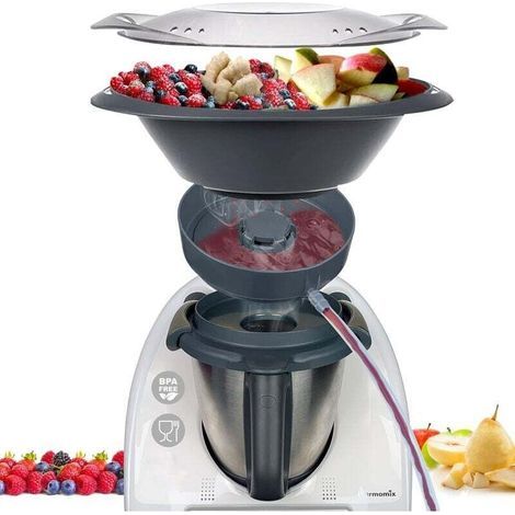Extracteur de jus à vapeur dédié – Extraction simultanée – Extrait du jus naturel en seulement 100 minutes – Accessoires pour petits appareils électroménagers