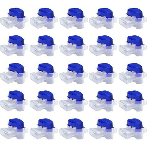Aiperq – Connecteurs de câbles pour robot tondeuse – 25 raccords remplis de gel étanches – Réparation et extension fil électrique basse tension (1/4)