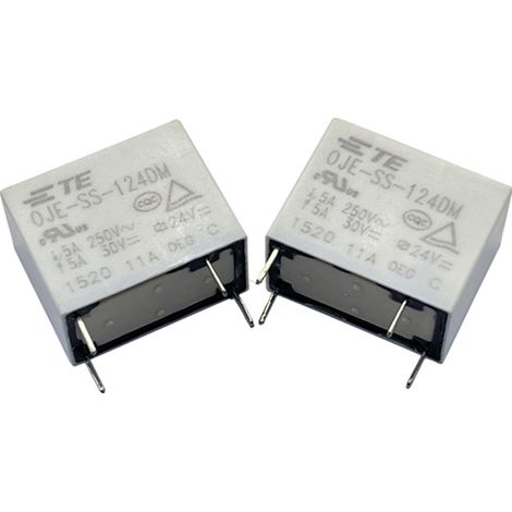 TE Connectivity OJE-SS-124DM 24V DC 5A 4-pin normally open relay - genuine original signal