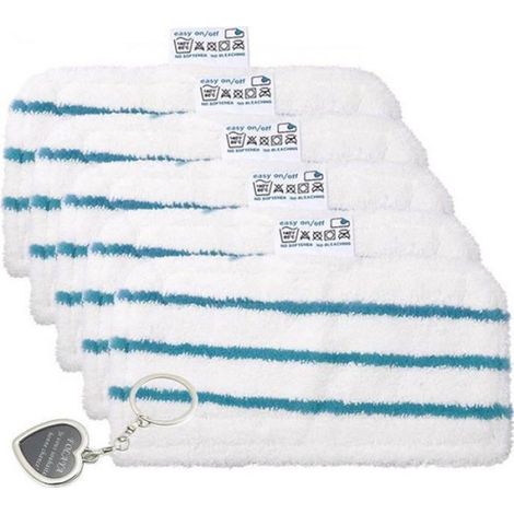 Lingettes Microfibres - Black Decker - Lot de 5 - Pour Balais Vapeur (1/3)